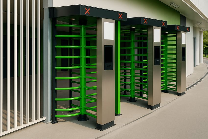 Full-height turnstiles